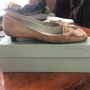 Stunning Sigerson Morrison, Dark Beige, Suede Shoes, 7.5